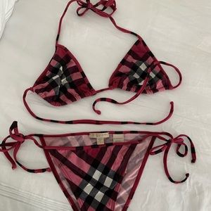 Burberry check bikini